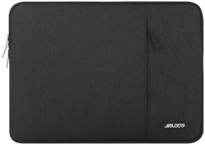 MOSISO Laptop Case 15 inch, 15 inch Laptop Sleeve Compatible with MacBook Air M5 A3448 M4 A3241 M3 A3114 M2 A2941 2026-2023, Dell XPS, Polyester Vertical Computer Sleeve Bag with Pocket, Black