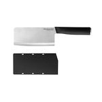 KitchenAid - Cleaver Knife, 6-Inch High-Carbon Japanese Steel Knife with Protective Sheath