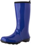 Kamik Women's Heidi Rain Boots, Blue, 6 M US