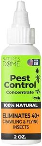 Indoor Bug Spray Safe for Pets – Natural Pet & Kid-Safe Home & Outdoor Pest Control Essential Oil Concentrate – Roach, Spider, Flea, Mosquito, & Ant Spray Bug Killer by Nature's Dome, 2 Oz.