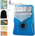 Kalimba Thumb Piano 17 Keys Portable Finger Piano Marimba Music Gifts for Adults Kids