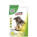 Super Benek 100% Natural Clumping Corn Cat Fresh Grass Clumping Litter 3 x 7 Litres