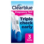 Clearblue Pregnancy Test Ultra Early Triple-Check Combo Pack, Results 6 Days Early (Visual Sticks) and Accurate Reading In Early Pregnancy (Digital Stick), Kit Of 3 Tests (1 Digital, 2 Visual)