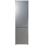 Russell Hobbs Fridge Freezer Freestanding Frost Free with Reversible Door, Adjustable Thermostat & Feet, 70/30 279L, 180cm High, LED Light, 2 Year Guarantee Silver RH180FFFF551E1S