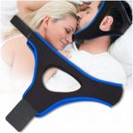 Anti Snoring Devices, Adjustable Effective Stop Snoring Sleep Aid, Chin Straps to Keep Mouth Closed while Sleeping for Women and Men