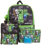 RALME Minécraft Backpack Set with L