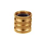 Double Female Swivel Alloy Connector Garden Water Hose Double Female Swivel Connector 3/4-Inch