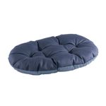 Ferplast Relax Prestige 45/2 Cat and Dog Bed Eco-Synthetic Leather and Fabric, 48 x 32 cm, Blue