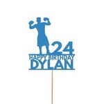 Boxing Cake Topper Personalised Boxing Champion Cake Decoration Any Name & Age