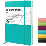 STATIONERY ISLAND A5 Lined Notebook, Journal Lined Hardcover with 120gsm Premium Thick Paper, 180 Pages Hardback Ruled Journal Notebook for Writing, Working, Study, Planning, Diary, Journaling