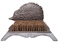 Cast Iron Hedgehog Boot Brush Shoe Scraper