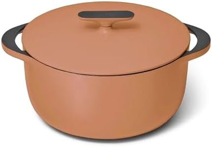 Caraway Enameled Dutch Oven - 6.5 qt Cast Iron Dutch Oven With Lid - 3 Layer Enamel Coating - No Seasoning Required - Compatible With All Stovetops - Oven Safe - No Forever Chemicals - Rust