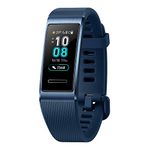 HUAWEI Band 3 Pro All-in-One Fitness Activity Tracker, 5ATM Water Resistance for Swim, 24/7 Heart Rate Monitor, Built-in GPS, Multi-Sports Mode, Sleep Tracking, Blue, One Size