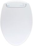 Brondell L60-RW LumaWarm Heated Nightlight Round Toilet Seat, White