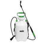 ANSIO® Garden Sprayer 5 litre Pressure Sprayer Pump Action, Weed Killer,Water Pump Sprayer, Ideal with Pesticides, Insecticides, Fungicides.