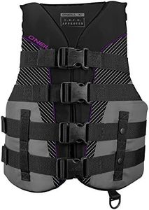 O'Neill Women's Superlite USCG Life Vest,Black/Smoke/Black:Ultra Violet,M