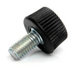 2 X Thumbscrew Knobs Male M4 x 10mm knurled Tapered Low Profile wingnut Router