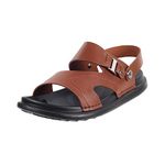 Mochi Mens Leather Brown Sandals (Size (5 UK (39 EU))