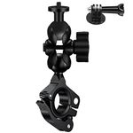 Motorcycle Handlebar Mount, usmallbee Bike Camera Mount for Gopro Hero 12/11/10/9/8 and Other Action Cameras Insta360 25mm Ballhead