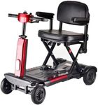 Lightweight Electric Automatically Folding Mobility Scooter with Removeable Battery