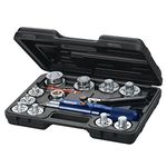 Mastercool 71650-A Blue Hydra-Swage Tube Expander 10 Head Kit, Black