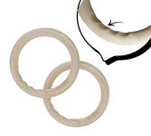 TechHark® Gymnastic ABS Rings for Cross Fitness Functional Training for Home Gym Full Body Workout (Only Ring OW)