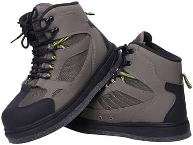 Raprance Men's Quick-Dry Wading Boots for Fly Fishing, Felt Sole 14