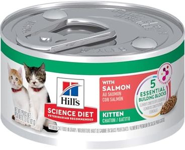 Hill's Science Diet Kitten Savory Salmon Entree Canned Wet Cat Food 24x82g