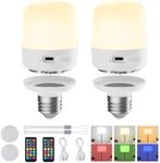 Minetom E26 Rechargeable Light Bulb