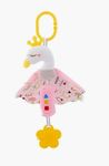 FabeKee My First Baby Toy,Soft Hanging Crinkle Squeaky Dangling Toy Car Seat Stroller Toys with Plush Animal C-Clip Ring for Infant Babies Boys and Girls 3 6 9 to 12 (Carseat Toys)