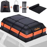 21 Cubic Feet Rooftop Cargo Carrier: Ohuhu Waterproof Car Roof Bag Cargo Carrier with Anti-Slip Mat - 840D Waterproof Soft Roof Top Luggage Bag for All Cars with or without Racks