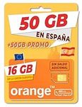 ORANGE SPAIN - Prepaid SIM Card (Tu Mundo) 27 GB in Spain, 800 national and international minutes, 7.5 GB for Roaming in Europe, Online Activation, 4G Speed