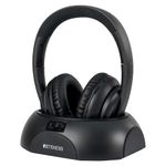 Retekess TA006 Wireless Headphones for TV Watching, with Screen, 30m Range, 8 Hours Battery Capacity, 3.5mm Stereo Headphones, Coaxial Cable, Audio Cable