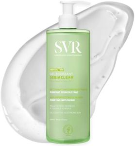 SVR SEBIACLEAR Salicylic Acid Face and Body Wash for Oily, Acne-Prone, and Combination Skin. Purifying, Unclogging Soap-Free Foaming Gel Cleanser, 400ml