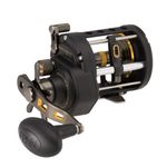 Penn 1481307 Fathom Ii Level Wind Saltwater Casting Reel, 20, 5.1 Gear Ratio, 30" Retrieve Rate, 5 Bearings, 30 lb Max Drag, Right Hand, Black Gold