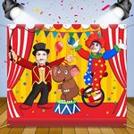 Blulu Carnival Backdrops for Party Circus Decorations 59 x 51 Inch Carnival Photo Door Banner Circus Theme Carnival Banner Carnival Photo Props Large Backdrop for Carnival Decorations Games Supplies