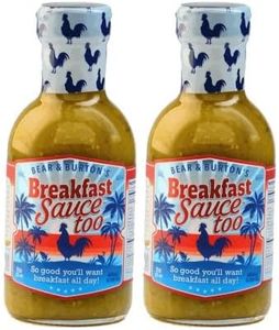 Bear and Burton's Breakfast Sauce Too | A Medium Heat Sauce from the Makers of W Sauce | 12 Fl Oz - 2 Pack