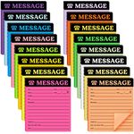 Eaasty Phone Message Pad Phone Message Sticky Notes 4 x 3.4 Inch Bright Color Self Adhesive Message Book Call Back Notepad for Home Office Supplies, Assorted Neon Colors(Light Colors,16 Pieces)