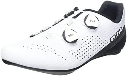 Giro Regime Mens Road Cycling Shoes, White, 15