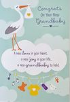 Greeting Card Congratulations On Your New Grandbaby Birth Baby Grandson Granddaughter - Wishing You All The Sweet Little Joys of Grandparenting