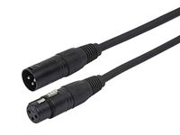 Monoprice AES/EBU Cable - 1.5 Meter - Black | 22AWG Twisted Conductors With Copper Braid And Aluminum Foil Shielding