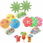 OFCOX Drink Umbrellas, Drink Umbrellas Cocktail Picks, Cocktail Umbrellas, Cocktail Umbrellas for Drinks, Cocktail Decorations for Drinks, Umbrella Drinks Sticks, Mini Umbrellas for Drinks. 150 PCS