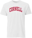 Ivysport Cornell University Short-Sleeve T-Shirt, Classic, White, Medium