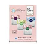 Air Roma Pocket Air Freshener, Pack of 4 | For Bathroom & Toilet | Lasts up to 30 days | Home Fragrances | Fresh Scents for Hotel Room, Office Washroom, Mall, Restroom