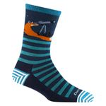 Darn Tough Women's Animal Haus Crew Lightweight Lifestyle Sock (Style 6037) - Eclipse, Large