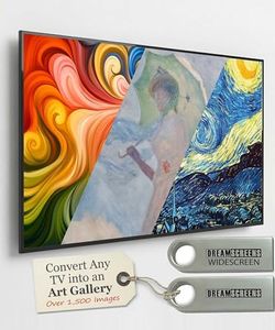 Convert Your TV into an Art TV | Make Your TV Look Like Art on the Wall | Art Frame TV Alternative | Digital Art | Smart TV that Looks Like a Painting (Ultimate Art Bundle)