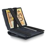 WEST - Magic Wallet with Large Coin Compartment, Blue (Classic), Klassiker, Classic