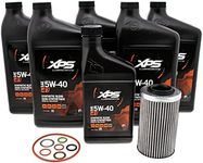 Can-Am New OEM 4T 5W-40 Synthetic Blend Oil Change Kit Rotax 1330 Engine 9779249