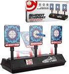 Electronic Digital Target for Nerf Guns,Electronic Shooting Nerf Target,Auto-Reset Intelligent Light Sound Effect Scoring Target Gifts Toy for Kids,Boys Birthday Xmas Gifts