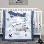 Sammy & Lou 4 Piece Crib Bedding Set, Adventure Awaits, Navy, 55346